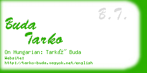 buda tarko business card